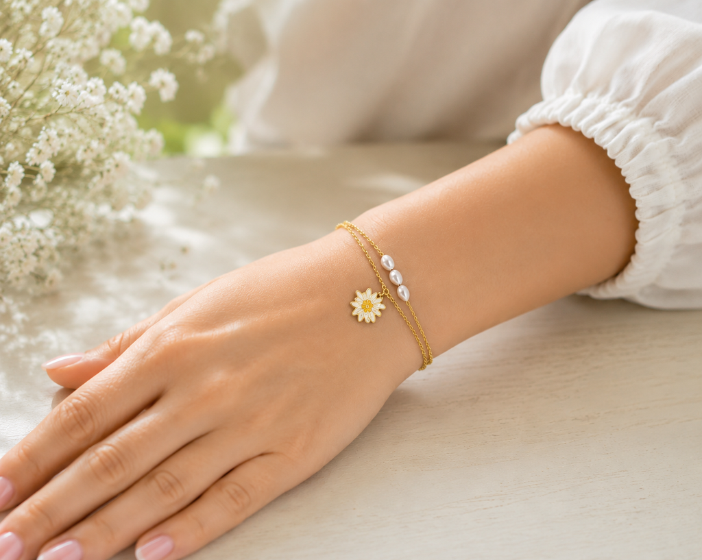 Edelweiss Jewelry - Bracelet Chaîne Dorée