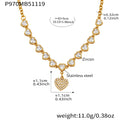 Collier Cœur Doré Romantique