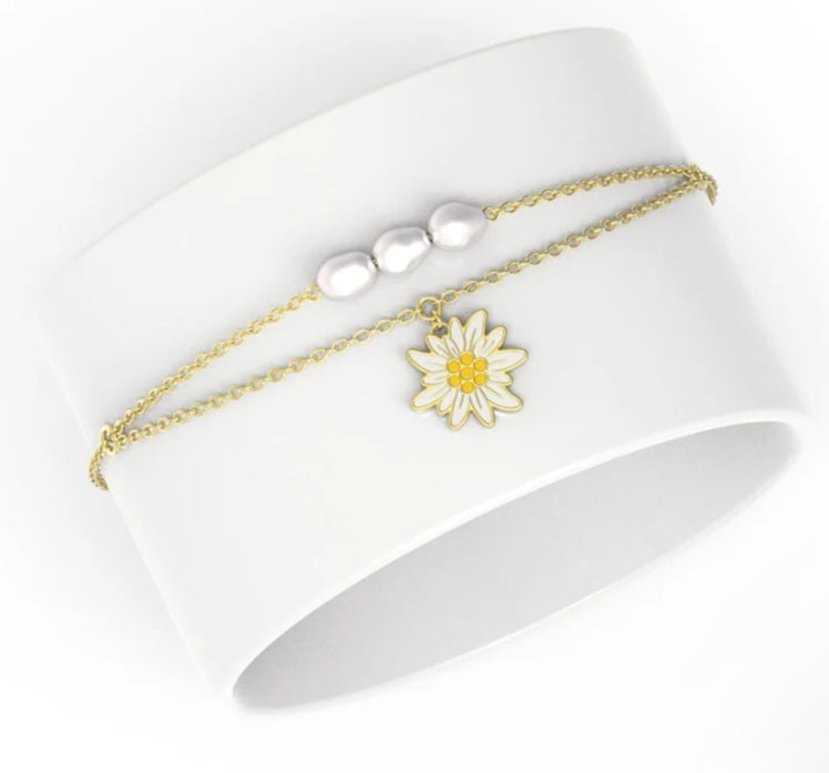 Edelweiss Jewelry - Bracelet Chaîne Dorée