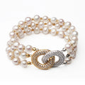 Bracelet Élégant en Perles d’Eau Douce Naturelles pour Femme ✨